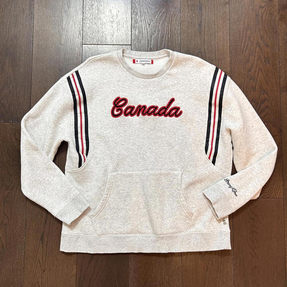 Hudson's Bay Canada Sweater Strong & Free Men's Size Large